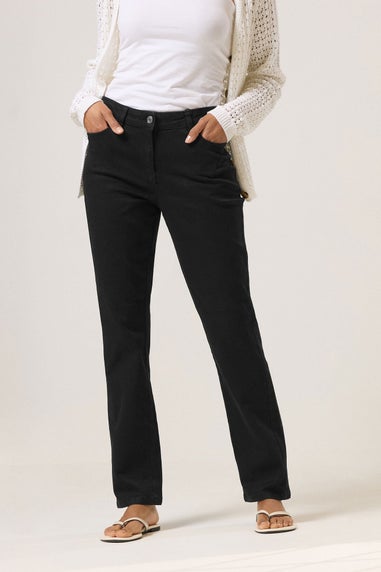 M&Co Black Straight Leg Jeans