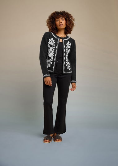 M&Co Black Straight Leg Jeans