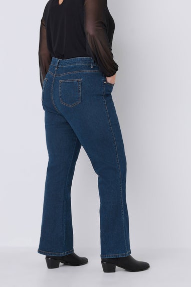 Evans Curve Fit Indigo Bootcut Jeans
