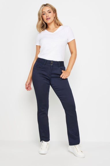M&Co Indigo Blue Lift & Shape Straight Leg Jeans