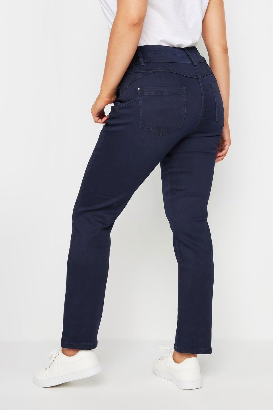 M&Co Indigo Blue Lift & Shape Straight Leg Jeans