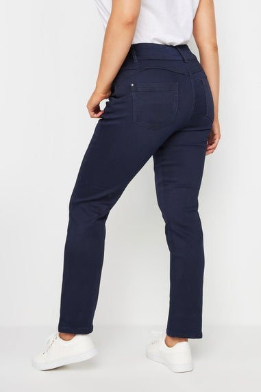 M&Co Indigo Blue Lift & Shape Straight Leg Jeans