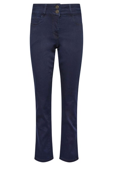 M&Co Indigo Blue Lift & Shape Straight Leg Jeans