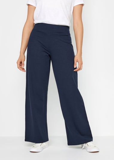 M&Co Navy Blue Wide Leg Yoga Pants