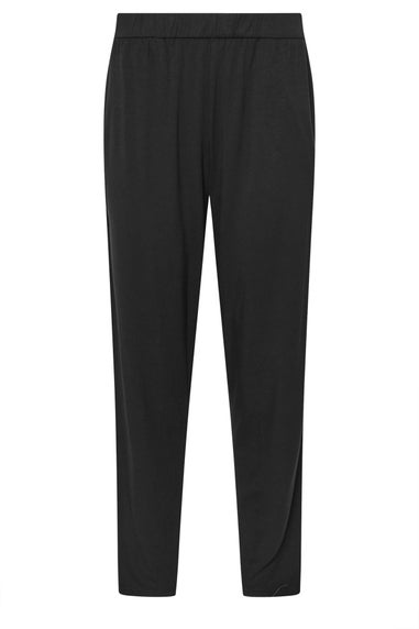 M&Co Black Elasticated Waist Hareem Trousers