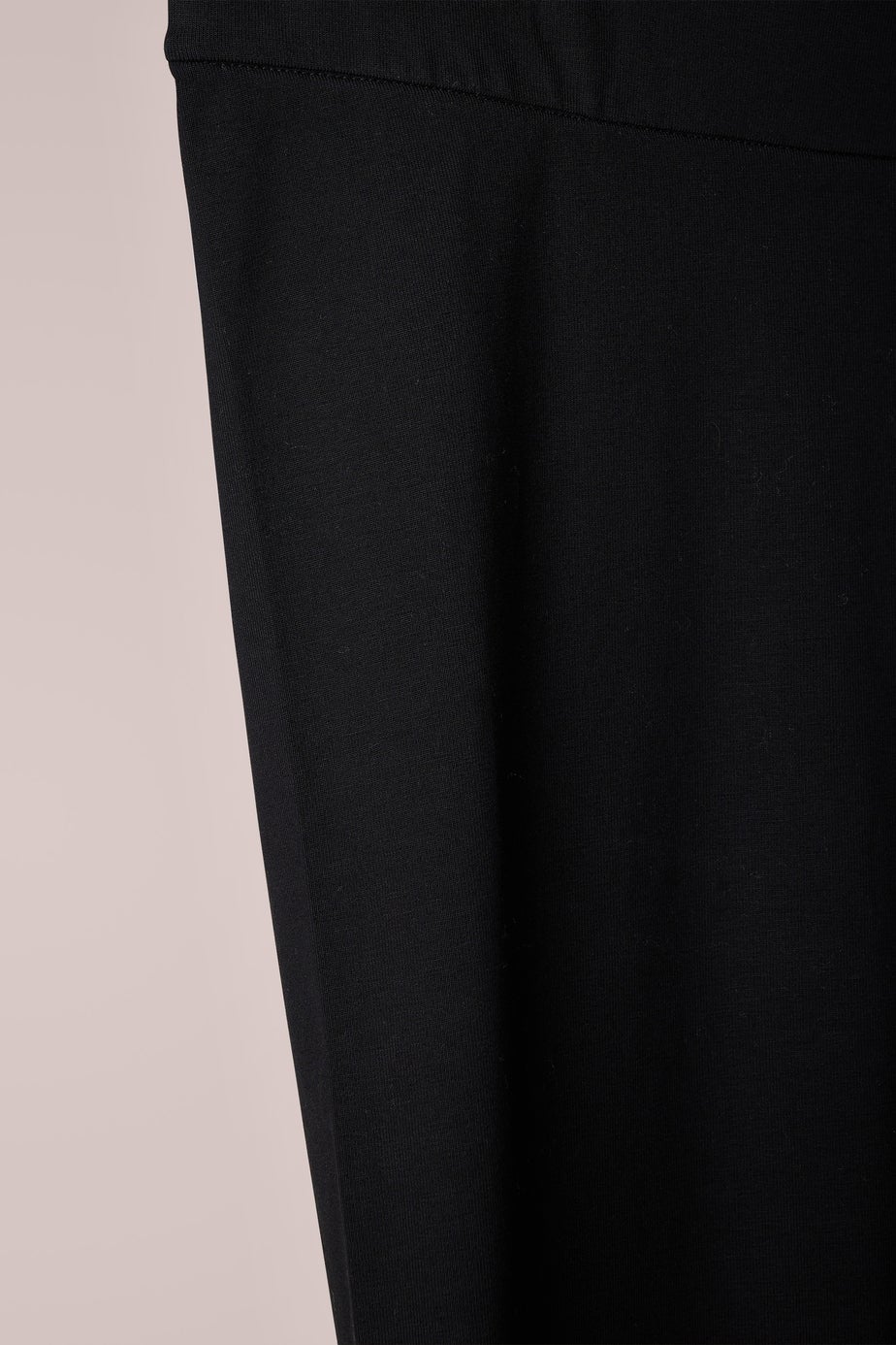Evans Curve Black Cotton Stretch Leggings