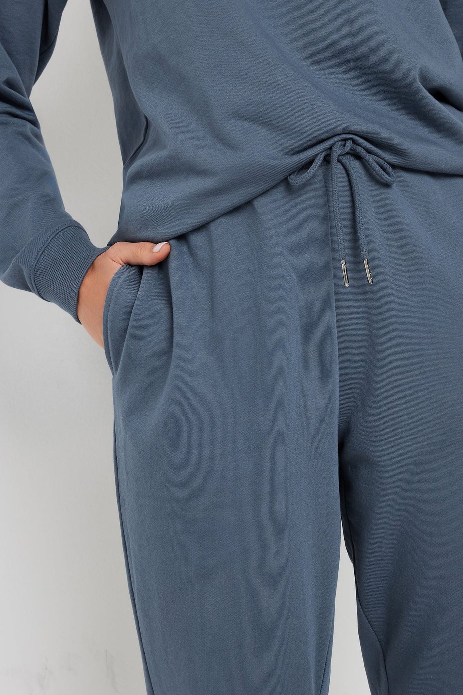 Long Tall Sally Denim Blue Cuffed Joggers