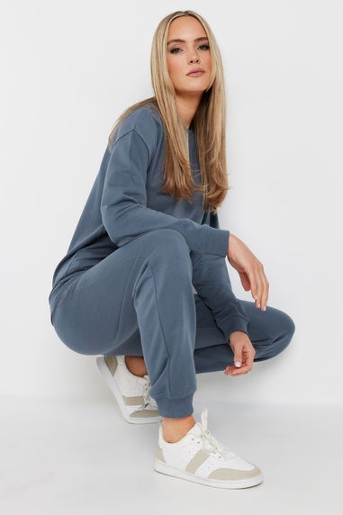 Long Tall Sally Denim Blue Cuffed Joggers