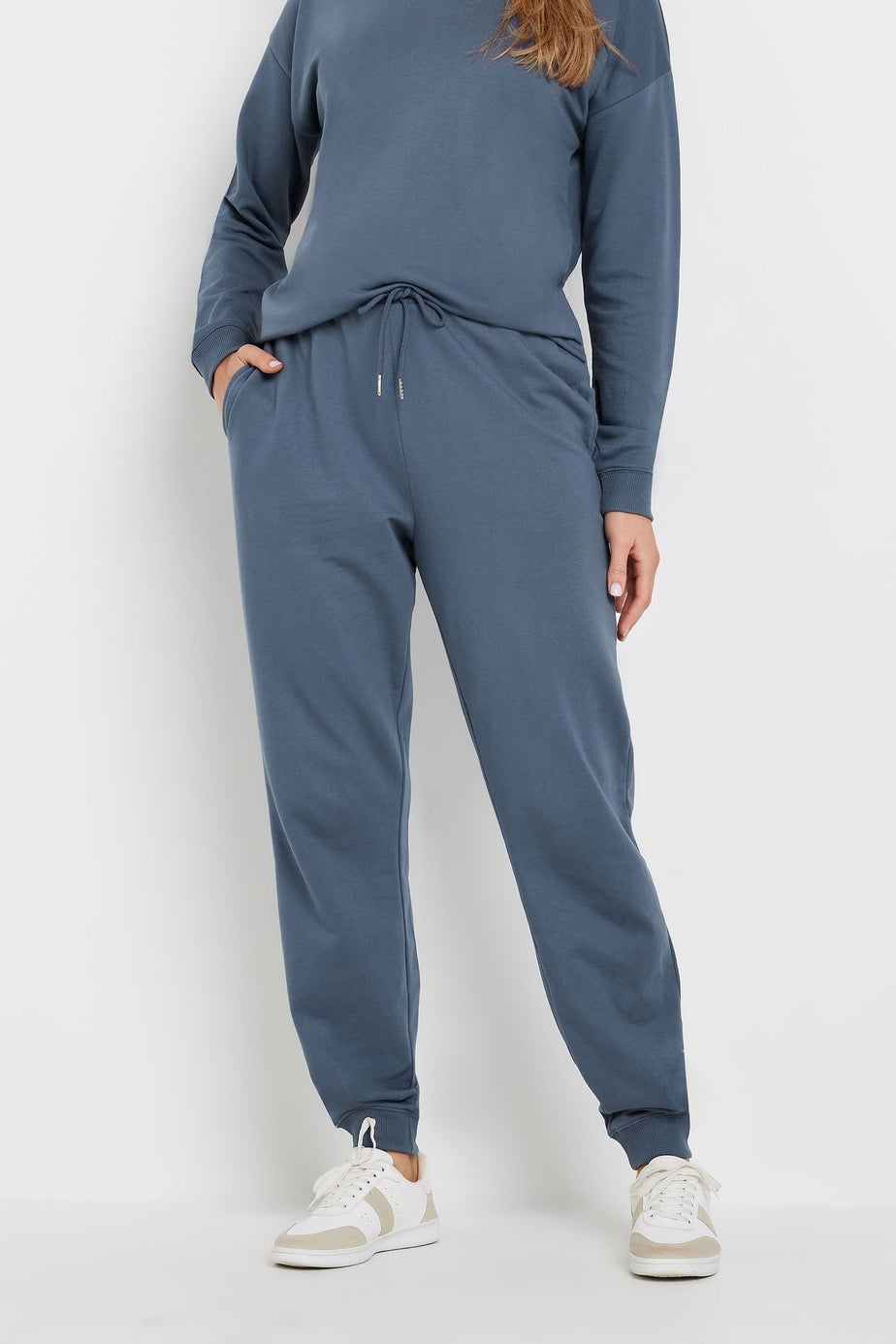Long Tall Sally Denim Blue Cuffed Joggers
