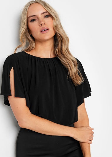 Long Tall Sally Black Scuba Midi Dress