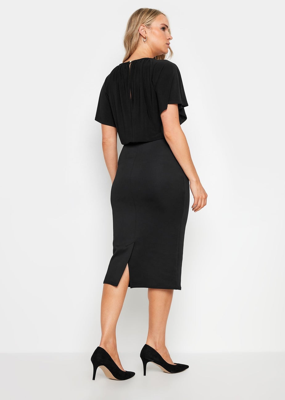 Long Tall Sally Black Scuba Midi Dress