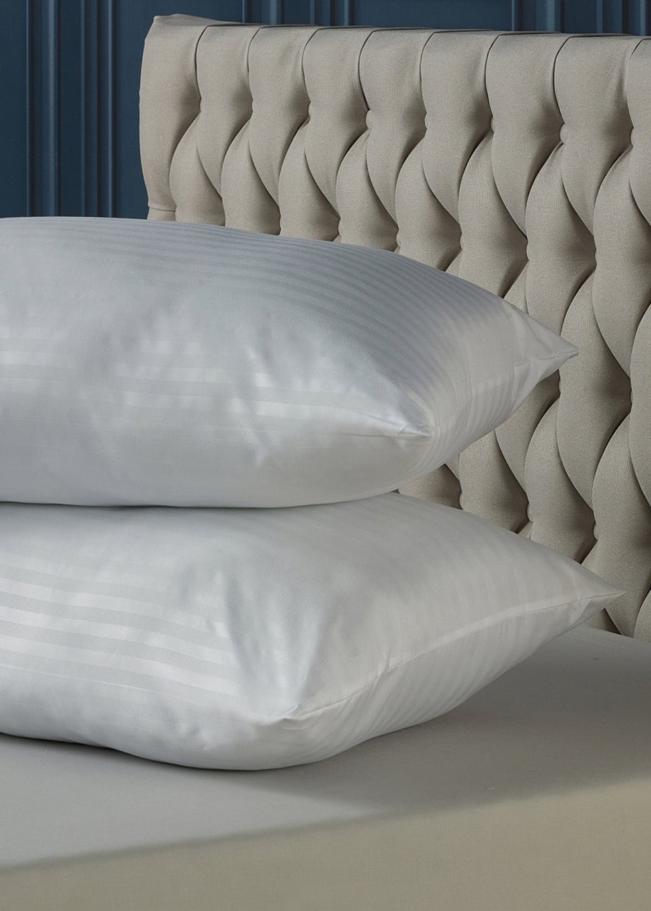 Downland White Hotel Collection Pillow Pair
