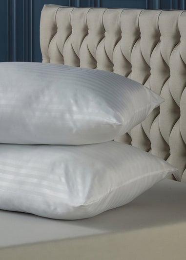 Downland White Hotel Collection Pillow Pair
