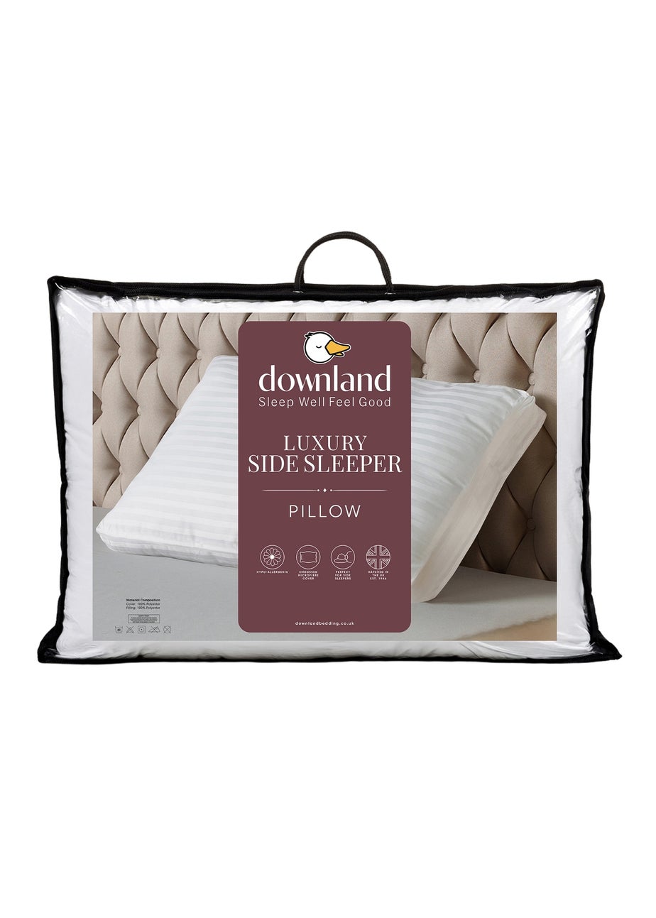 Downland White Side Sleeper Pillow