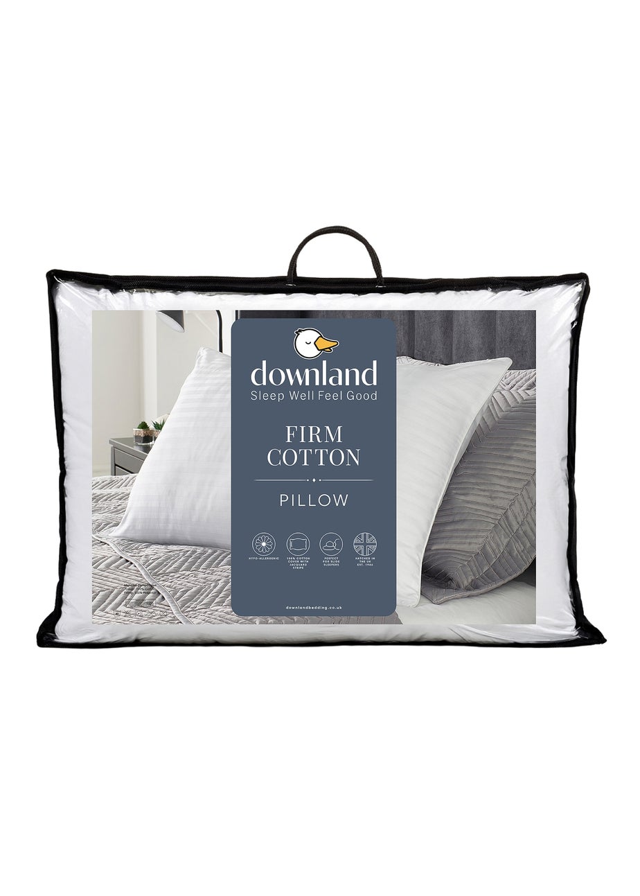 Downland White Firm Pillow
