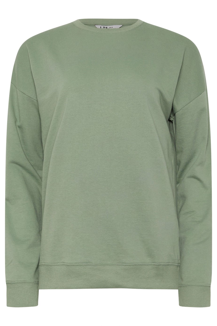 Long Tall Sally Sage Green Crew Neck Sweatshirt