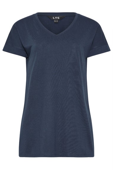 Long Tall Sally Premium Navy Blue V-Neck T-Shirt