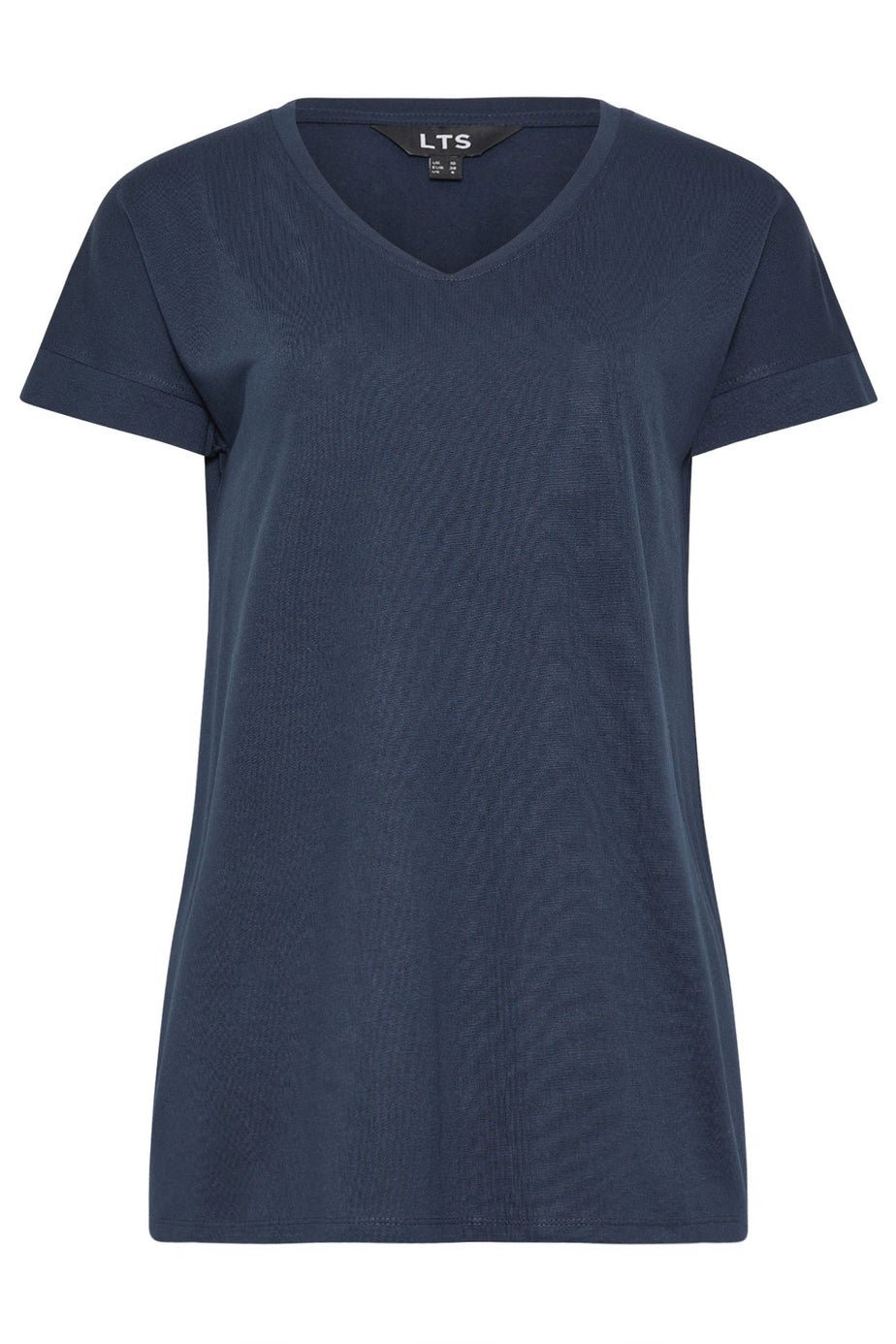 Long Tall Sally Premium Navy Blue V-Neck T-Shirt