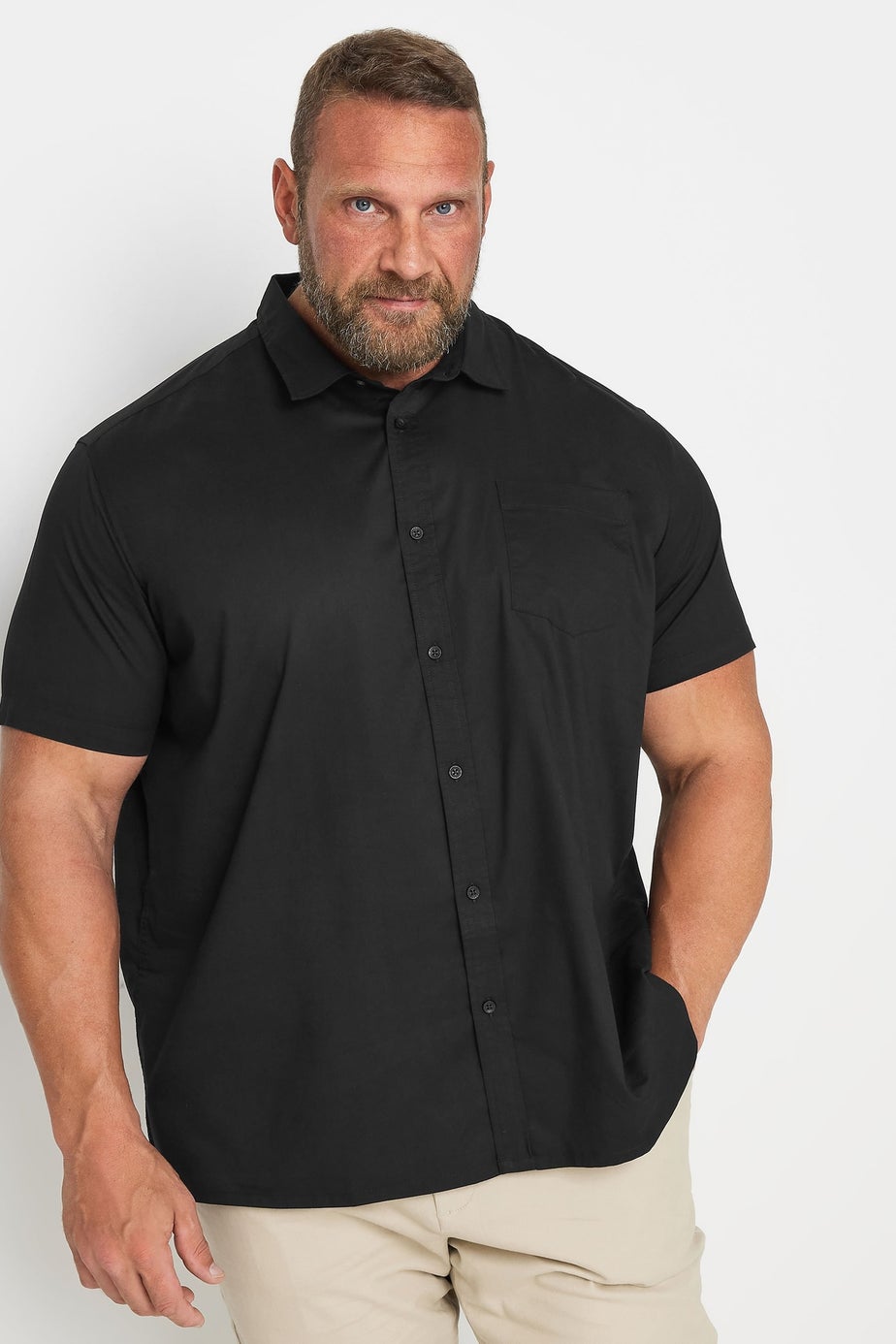 BadRhino Black Stretch Short Sleeve Shirt