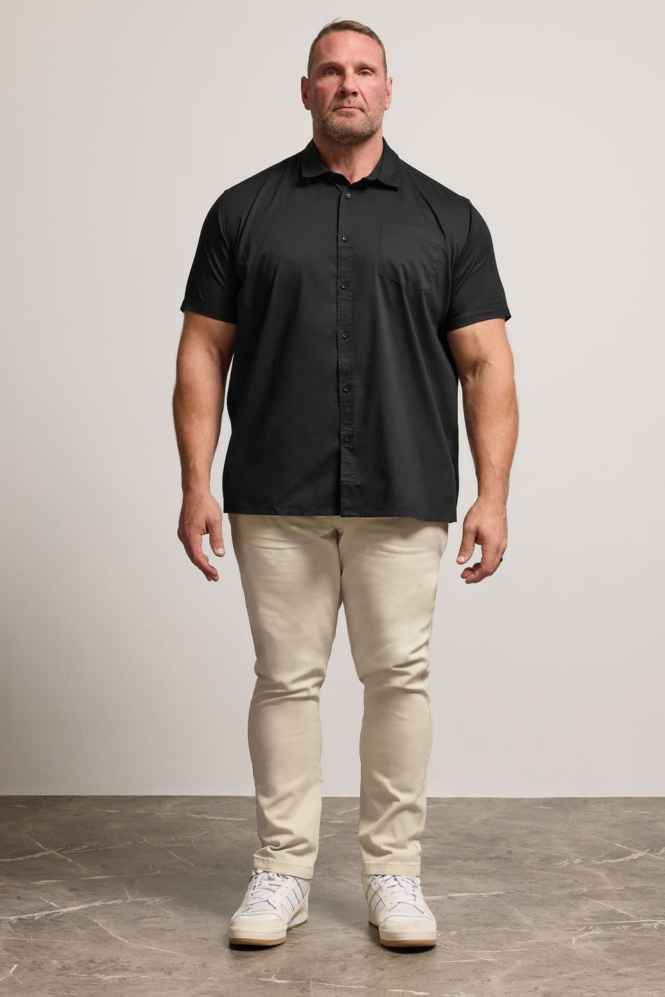 BadRhino Black Stretch Short Sleeve Shirt