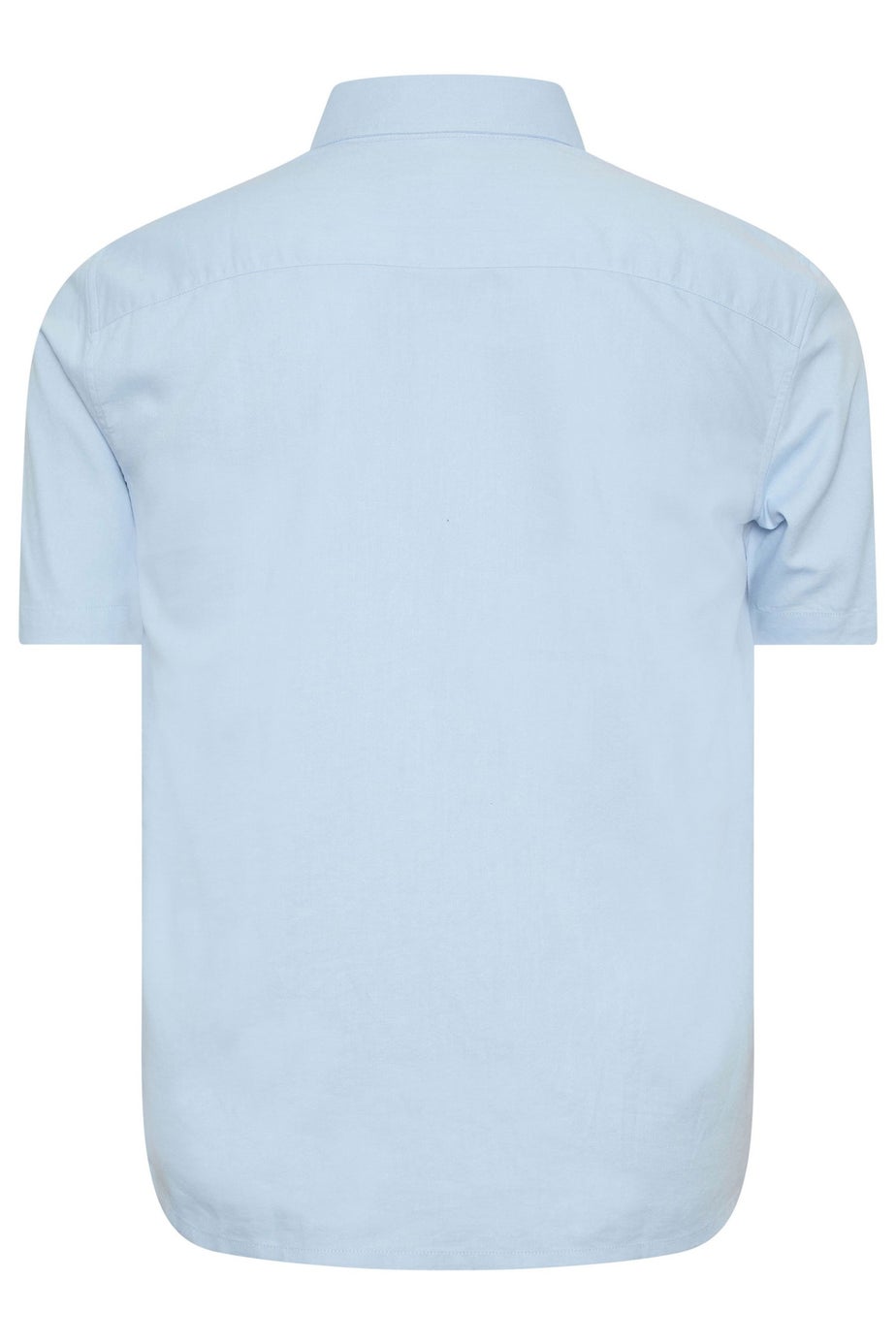 BadRhino Premium Light Blue Short Sleeve Oxford Cotton Shirt