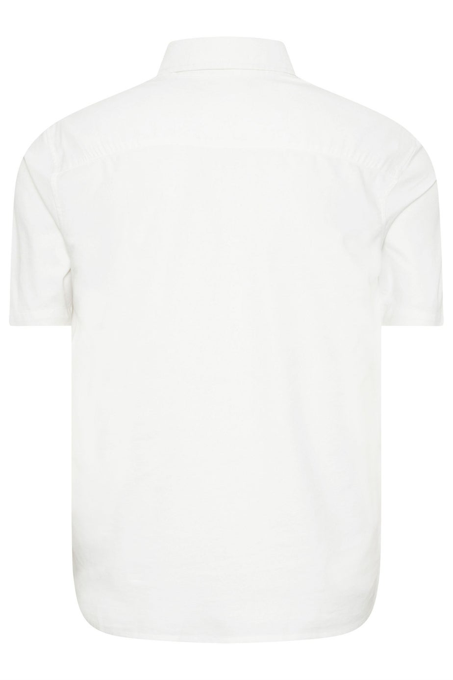 BadRhino Premium White Short Sleeve Oxford Cotton Shirt