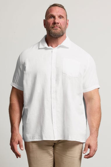 BadRhino White Linen Shirt