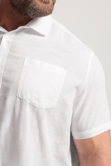 BadRhino White Linen Shirt
