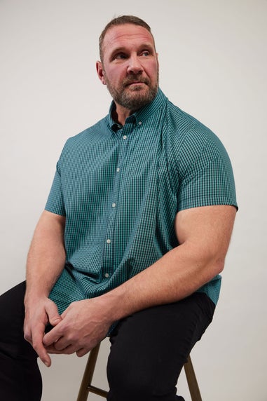 BadRhino Blue Gingham Check Shirt