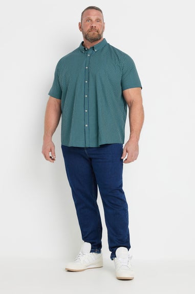 BadRhino Blue Gingham Check Shirt