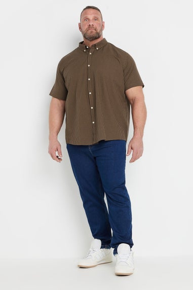 BadRhino Brown Gingham Check Shirt