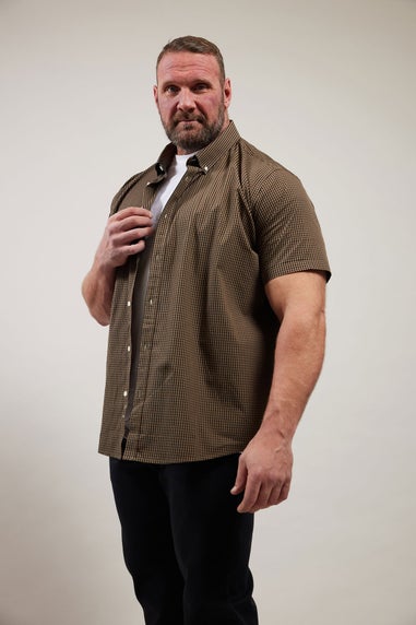 BadRhino Brown Gingham Check Shirt