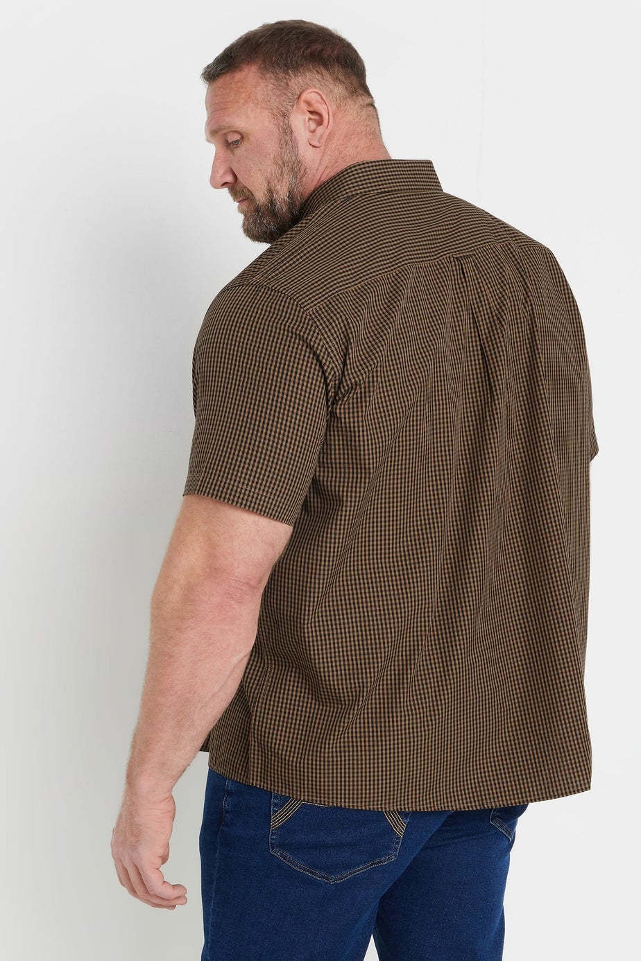 BadRhino Brown Gingham Check Shirt