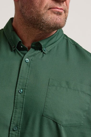 BadRhino Dark Green Short Sleeve Oxford Shirt