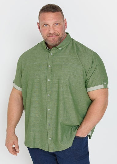 BadRhino Khaki Green Slub Shirt