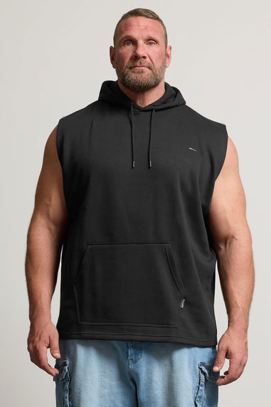 BadRhino Black Sleeveless Hoodie