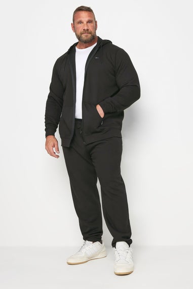 BadRhino Black Essential Zip Through Hoodie