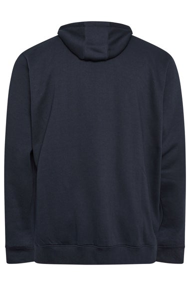 BadRhino Navy Blue Zip Through Hoodie