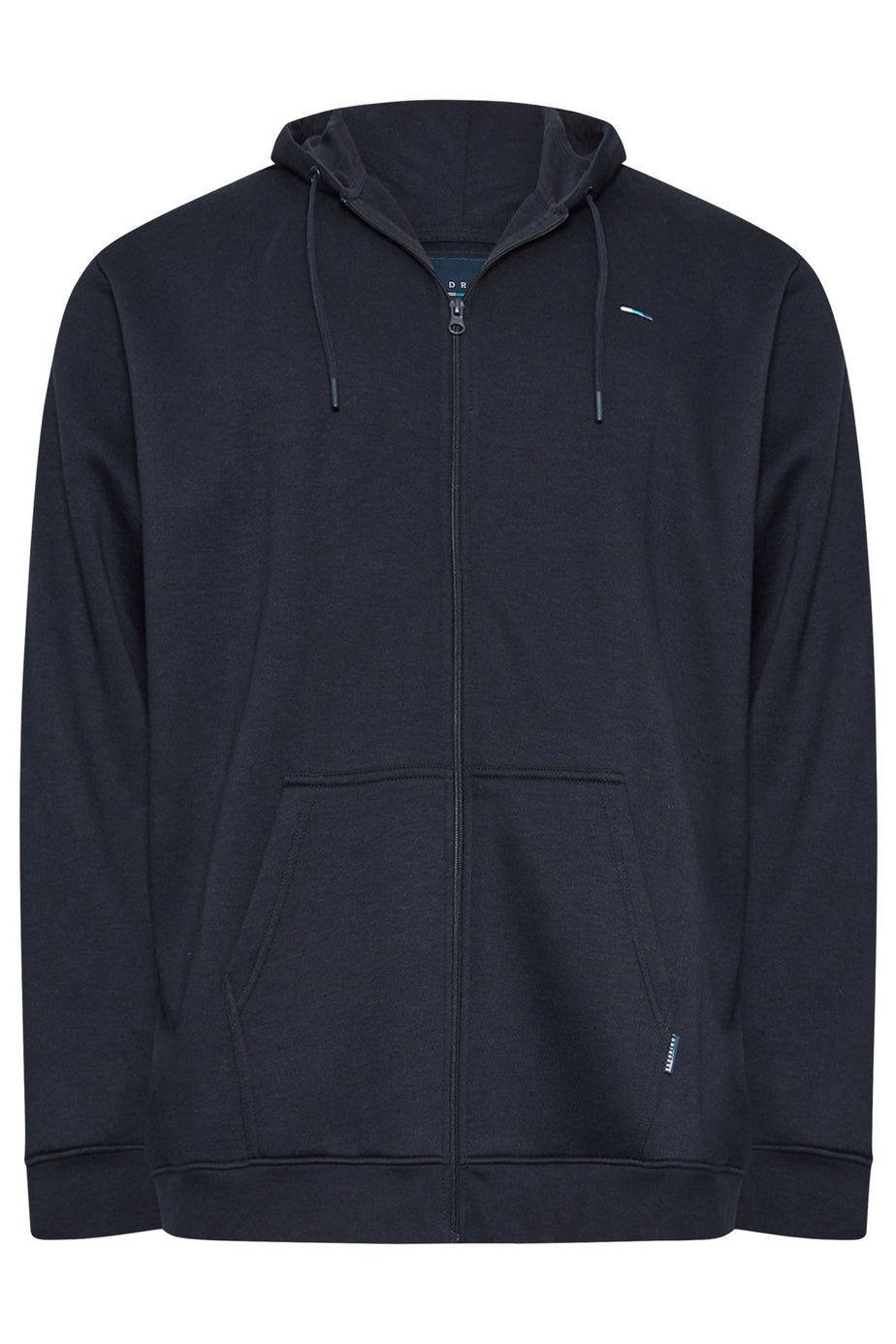 BadRhino Navy Blue Zip Through Hoodie