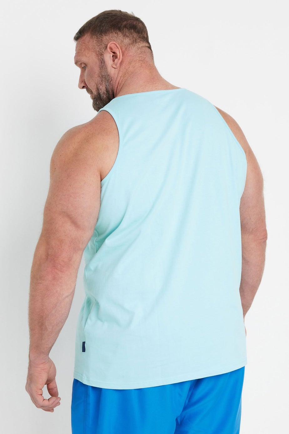 BadRhino 3 Pack Light Blue & Orange Vest Tops
