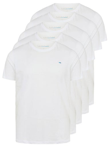 BadRhino 5 Pack White Core T-Shirts