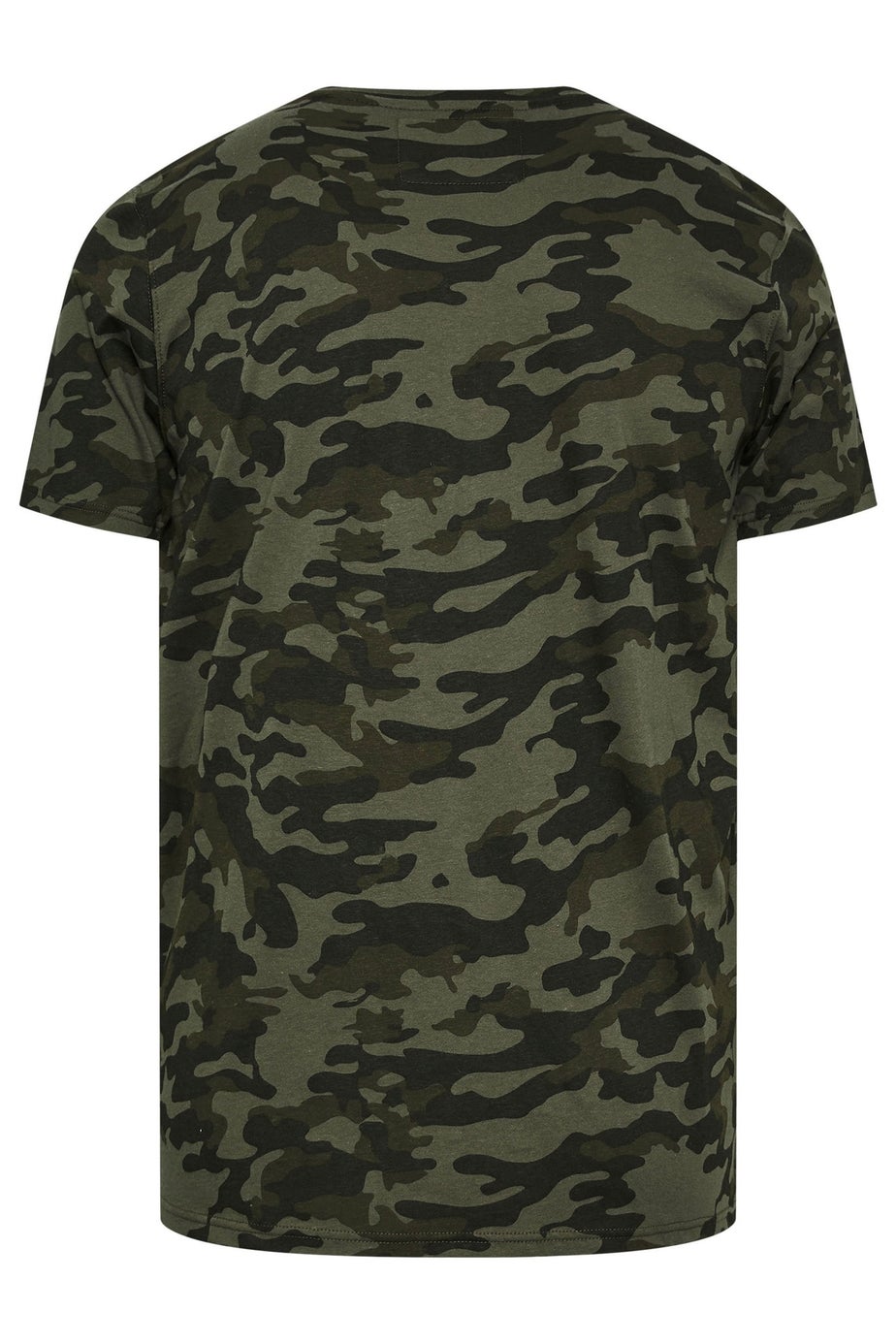BadRhino Green Camo Print Crew Neck T-Shirt