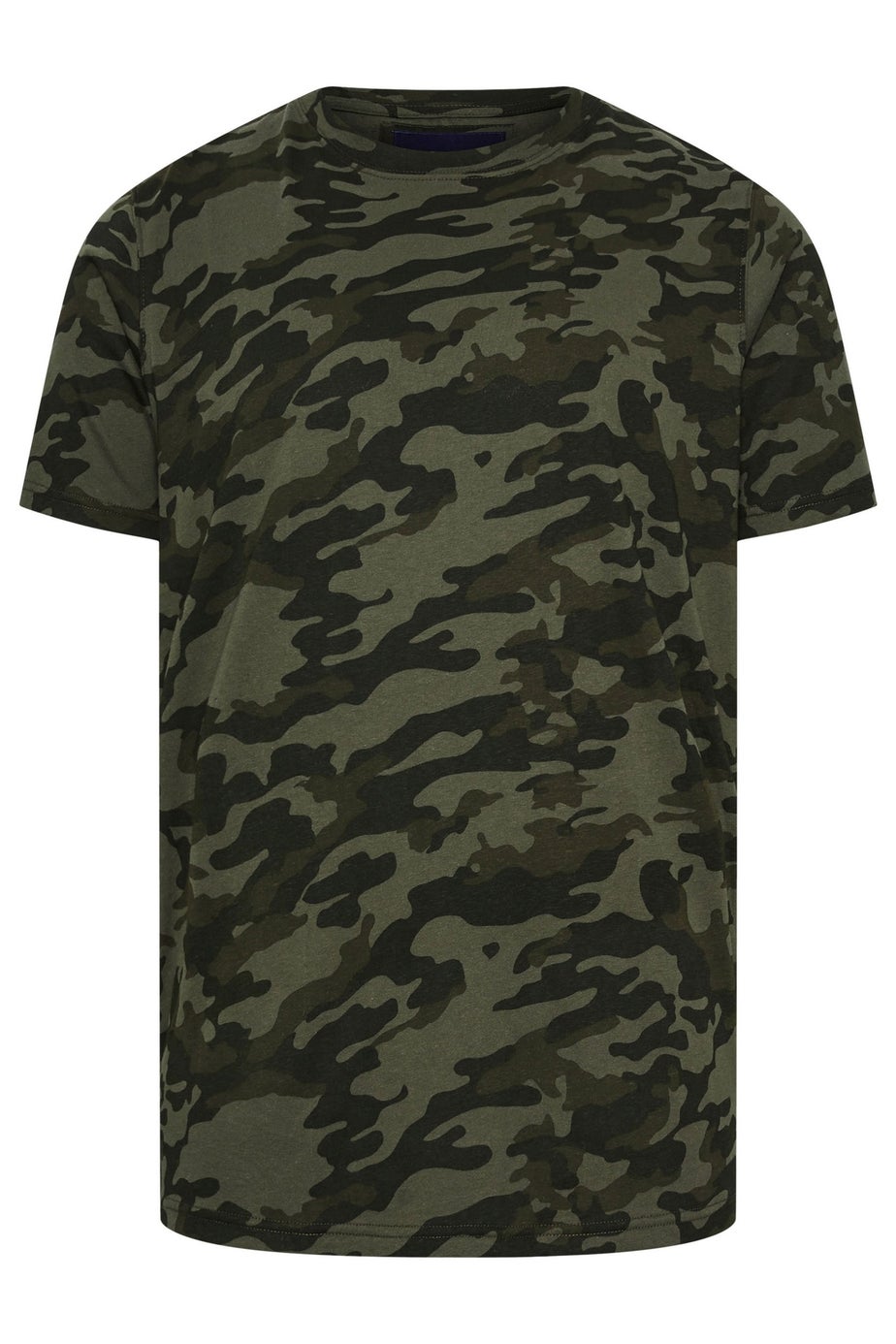 BadRhino Green Camo Print Crew Neck T-Shirt
