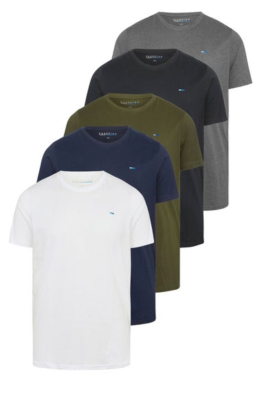 BadRhino 5 Pack Black & White Core T-Shirts