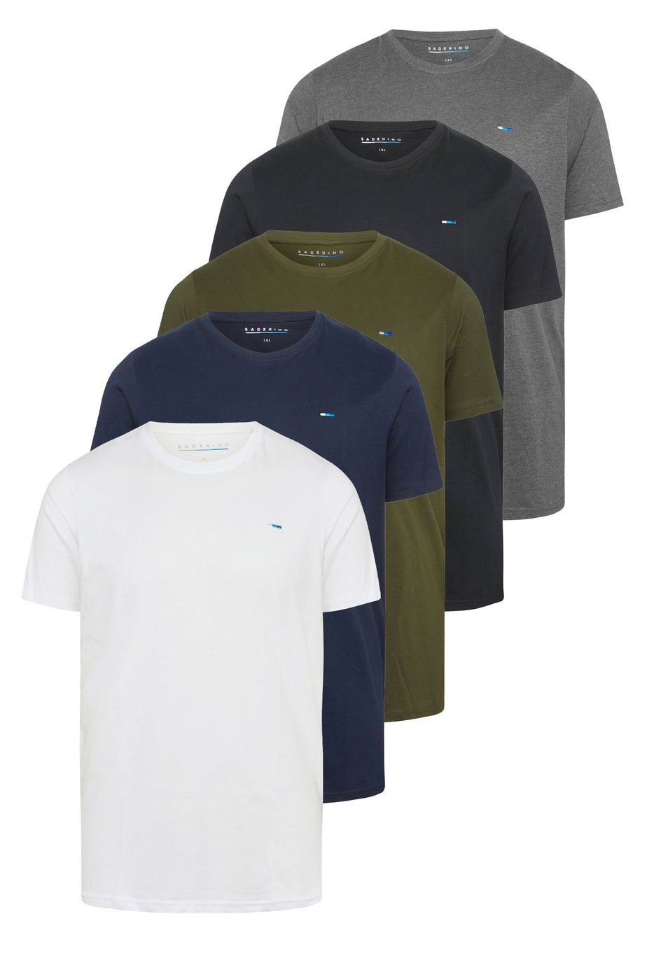 BadRhino 5 Pack Black & White Core T-Shirts