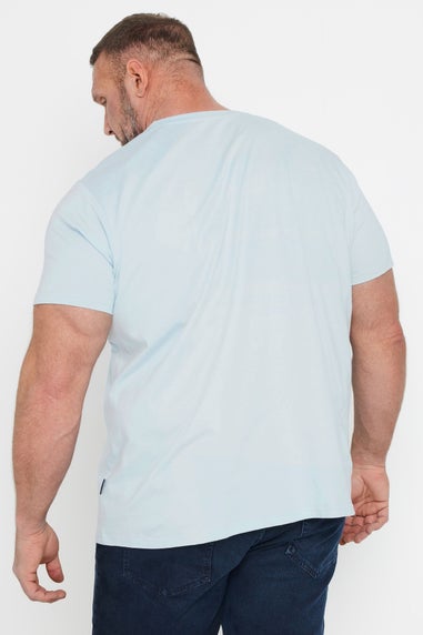 Badrhino Light Blue California Beach Campervan T-Shirt