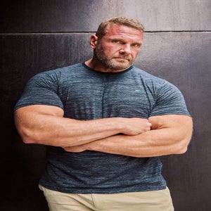 BadRhino Navy Blue Injected Slub T-Shirt