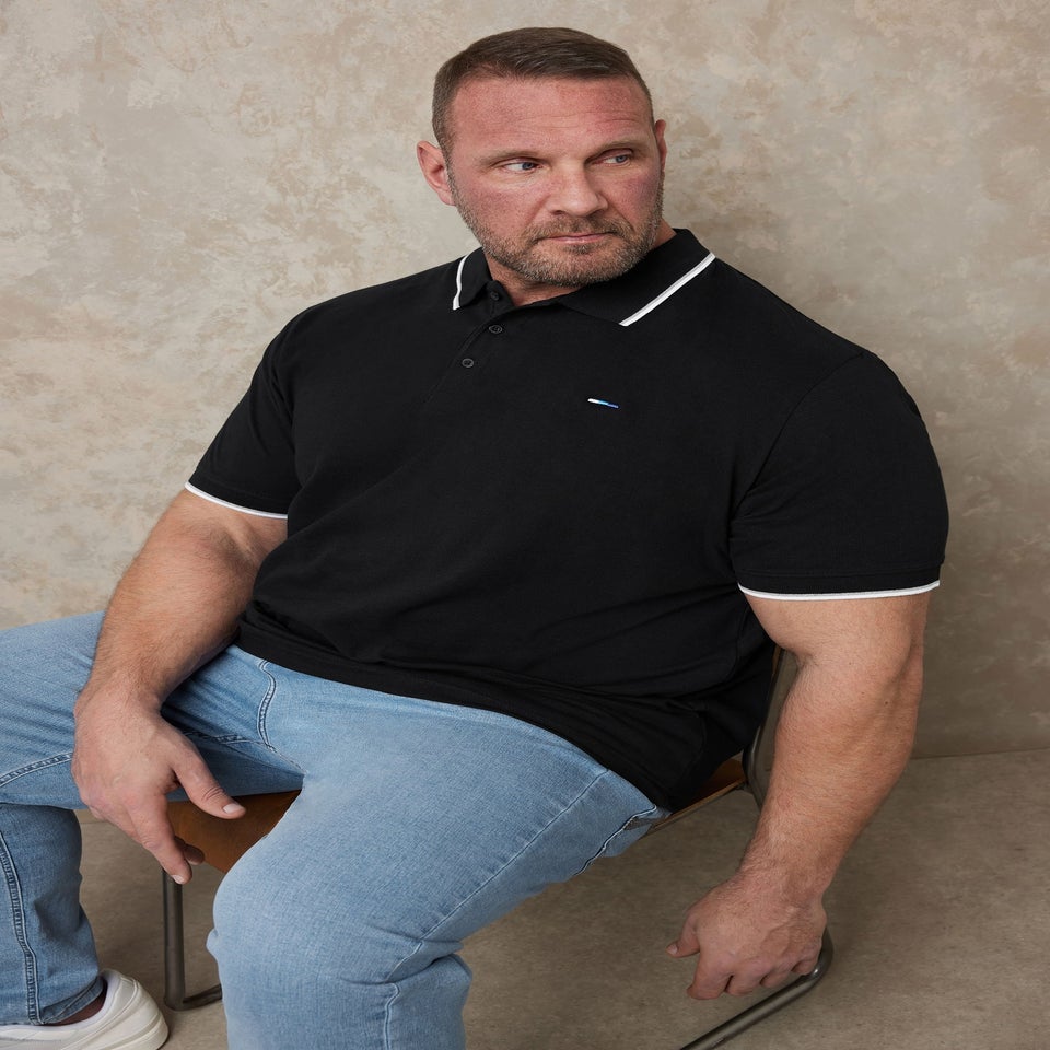 BadRhino Black Tipped Core Polo Shirt