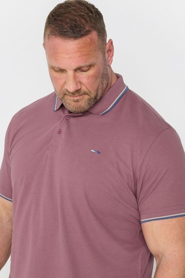 BadRhino 3 Pack Green & Blue Tipped Polo Shirt