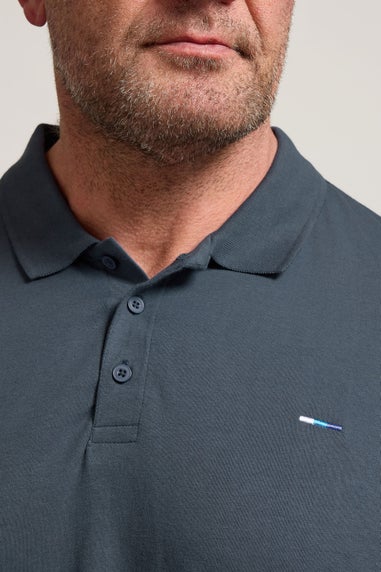 BadRhino 5 Pack Green & Blue Jersey Polo Shirts